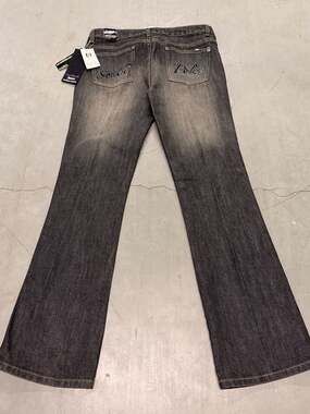 Southpole Women's Low Rise Boot Cut Rhinestone Jeans Size 11